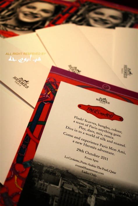 hermes invitation card|Hermes Invitation .